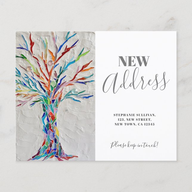 Budget New Address Moving Announcement Card (Vorderseite)