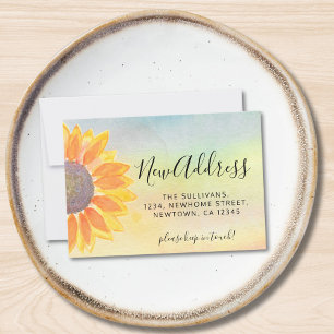 Budget New Address Sunflower Moving Ankündigung