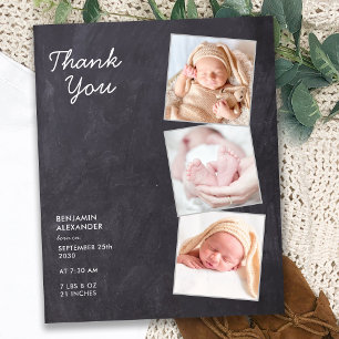 Budget New Baby Foto Chalkboard Dusche Vielen Dank