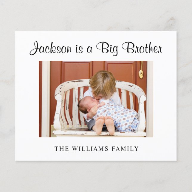 Budget New Baby Foto Geburtserklärung (Vorderseite)