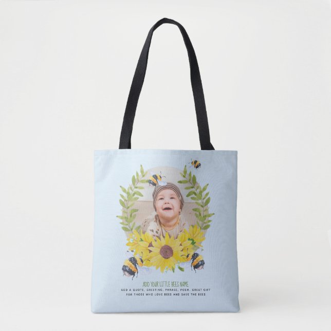 BUDGET New Baby FOTO gibt Sonnenblumen Bienen (Vorderseite)