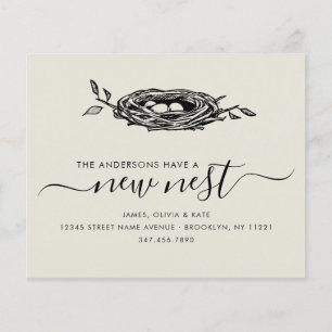 Budget New Nest Zuhause Ändern der Adressenbewegun