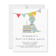 Budget Niedlich Dinosaurier Cake 1. Geburtstag Ein