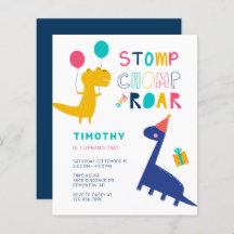 Budget Niedlich Dinosaurier Geburtstag Farbige Par