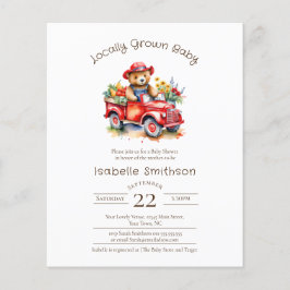 Budget Niedlich Teddy Locally Grown Baby Shower Li