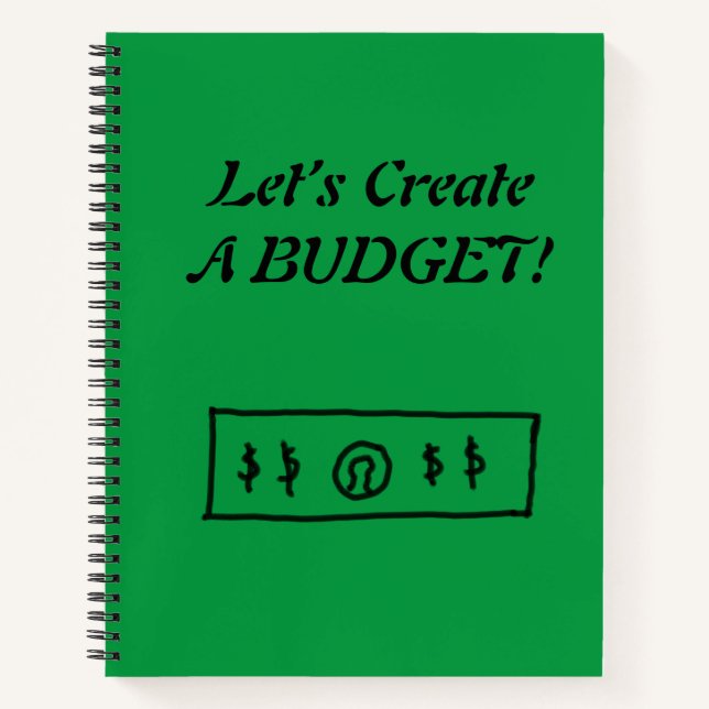 Budget-Notebook Notizbuch (Vorderseite)