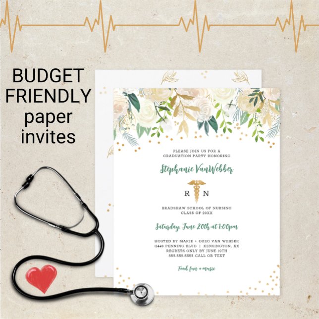 Budget Nury Abschluss White Gold Floral (Von Creator hochgeladen)