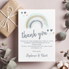 Budget Oh Baby Dusche Blue Boho Rainbow Vielen Dan