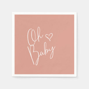 Budget Oh Baby Pink Babydusche Serviette