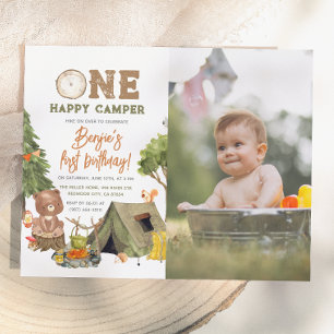 Budget One Happy Camper Foto Junge 1. Geburtstag
