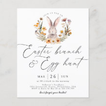 Budget Osterfeier Wildblume Jäger Hunt Bunny