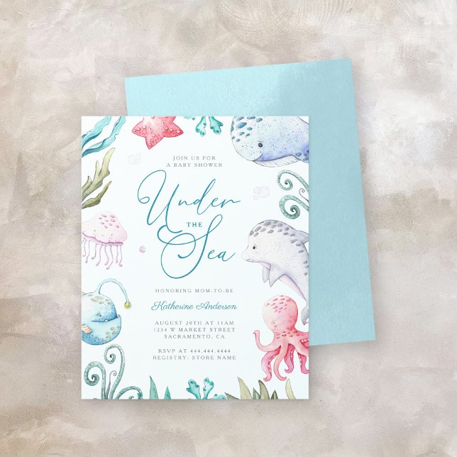 Budget Ozeantiere unter der Baby-Dusche von Sea Bo (Von Creator hochgeladen)