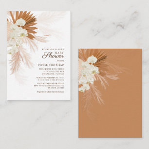 Budget Pampas Grass Baby Dusche Einladung