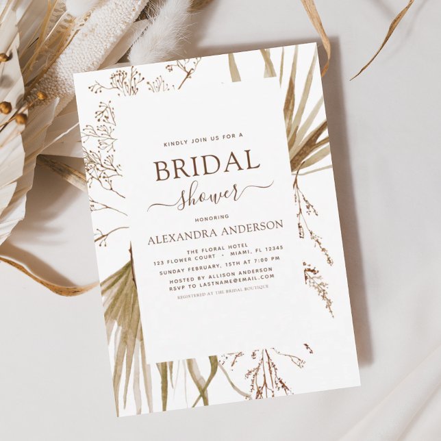 Budget Pampas Grass Bohemisch Boho Brautparty (Von Creator hochgeladen)