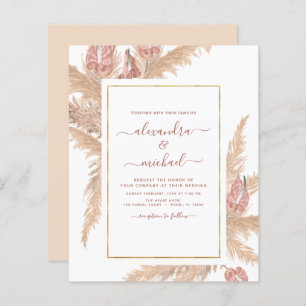 Budget Pampas Grass Bohemisch Boho Tropical Weddin