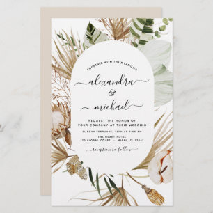 Budget Pampas Grass Bohemisch Eukalyptus Wedding
