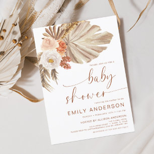 Budget Pampas Grass Boho Desert Baby Dusche