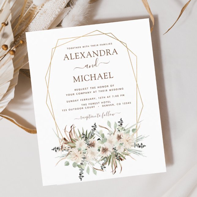 Budget Pampas Grass Boho Eukalyptus Wedding (Von Creator hochgeladen)