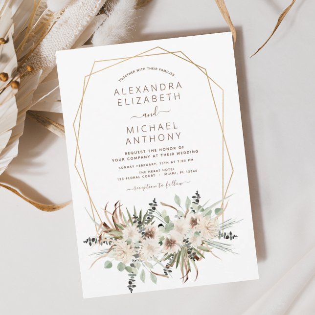 Budget Pampas Grass Boho Eukalyptus Wedding (Von Creator hochgeladen)