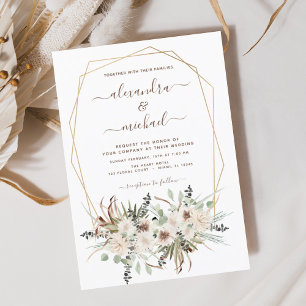 Budget Pampas Grass Boho Eukalyptus Wedding