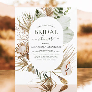 Budget Pampas Grass Boho Tropical Brautparty