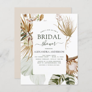 Budget Pampas Grass Boho Tropical Brautparty
