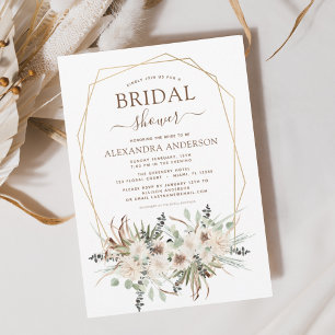 Budget Pampas Grass Brautparty Boho Eucalyptus Flyer