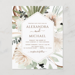 Budget Pampas Grass Foto Boho Wedding