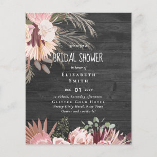 BUDGET Pampas Grass FOTO Brautparty laden Flyer