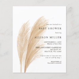 Budget Pampas Kinderdusche Einladung