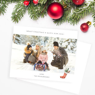 Budget Panoramic Chic H Foto - Weihnachts-Strumpf