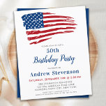 Budget Patriotic Birthday Party US-Flagge Einladun<br><div class="desc">USA amerikanische Flagge Birthday Party Einladungen. Laden Sie Freunde und Familie zu Ihrem patriotischen Geburtstagsfest mit diesen modernen amerikanischen Flag Einladungen. Personalisieren Sie diese Fahneneinladung mit Ihren Event-, Name- und Party-Details. In unserer Kollektion finden Sie passende Geschenke, Gastgeschenke und Vorräte zum Geburtstag. COPYRIGHT © 2021 Judy Burrows, Black Dog Art...</div>