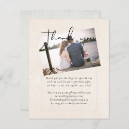 BUDGET Peach Gray Wedding Watercolor Vielen Dank
