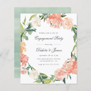 Budget Peony Eukalyptus Greenery Engagement Partei