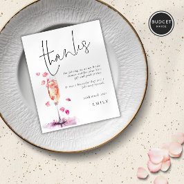 Budget Petals Prosecco Glass Brautparty Dank