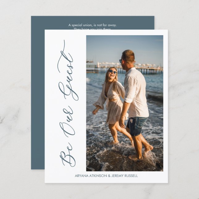 Budget Photo Wedding Wimshical Be Our Guest Script (Vorne/Hinten)