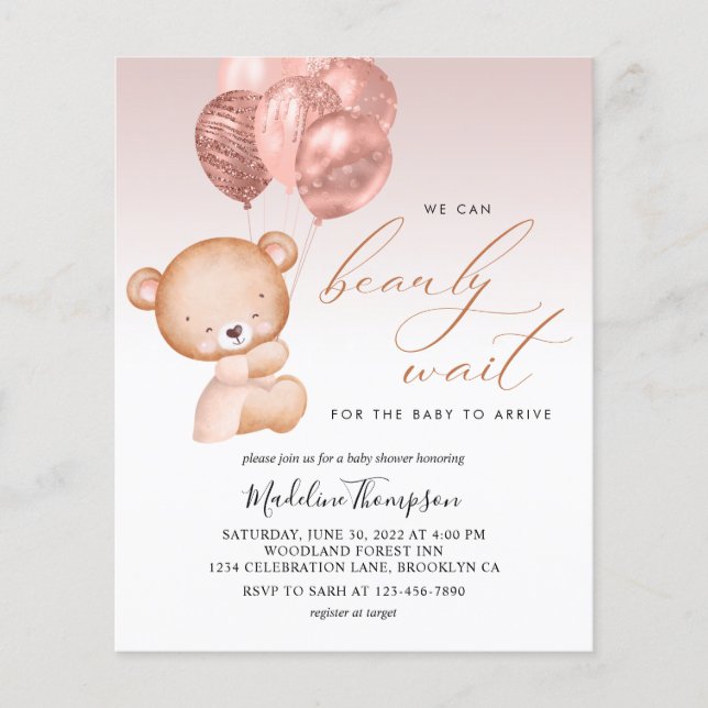 BUDGET Pink Ballon können wir frühzeitig abwarten  (Vorderseite)