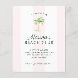 BUDGET Pink Cabana Strip Beach Club Geburtstag