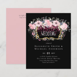 Budget Pink Floral Modernes Girl-Brautparty