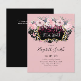 Budget Pink Floral Modernes Girl-Brautparty