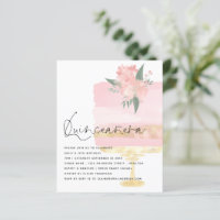 Budget Pink Gold Geburtstagskuchen Einladung