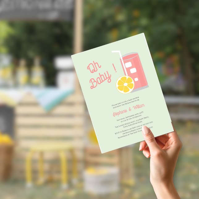 Budget Pink Lemonade Oh Baby Dusche QR Code (Von Creator hochgeladen)