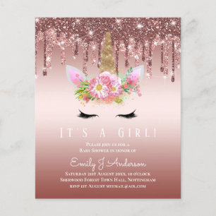 BUDGET Pink Unicorn Kinderdusche Driving Glitzer