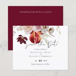 BUDGET Plum Cinnamon Wedding Fall Florals