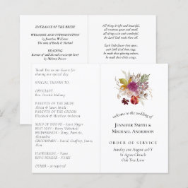 BUDGET Plum Cinnamon Wedding Fall Florals