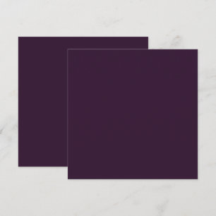 BUDGET PLUM PURPLE Monochrom-Vorlage Dankeskarte