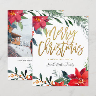 Budget Poinsettia Blumenkohl Glitzer Weihnachten F