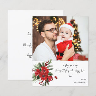 Budget Poinsettia Blumenzettel Foto Urlaub