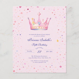Budget Princess Crown Fairytale 5. Geburtstag