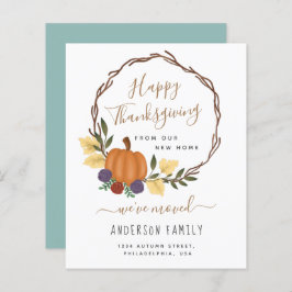 Budget Pumpkin Wreath Neue Zuhause Ankündigung